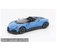 Bugatti W16 Mistral Roadster bleu 1/24 Welly