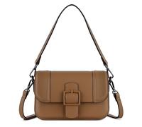 bugatti Zita Sac à bandoulière avec rabat et deux bandoulières interchangeables, cognac