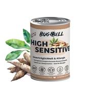 BugBell 400 g de Nourriture Humide Sensible, Nourriture Douce, Seulement Cinq Composants, hypoallergénique, pauvre en purine, pour Chiens allergiques, Nourriture pour Chiens souffrant d'insectes Lors