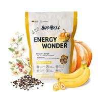 BugBell 800 g de Nourriture sèche High Energy pour Chiens, protéines d'insectes sans céréales, Banane, Citrouille, chia, Huile de Saumon et L-carnitine soutiennent Une Vie Active des Chiens