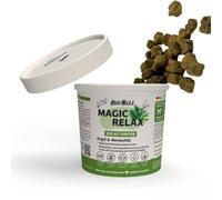 BugBell Biscuits pour Chien sans céréales 150 g, agit Contre Le Stress et l'agitation grâce à des ingrédients naturels tels Que Les épinards, Le Chanvre, Les Herbes médicinales et l'huile de Chanvre