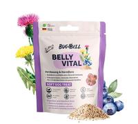 BugBell Snacks pour Chien 60 g, Flore Digestive et intestinale, réduction des Graisses et ménage de l'estomac, en Cas de problèmes de diarrhée et de vomissements, Pissenlit, Chardon-Marie