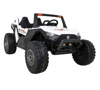 Buggy Beach 24 V blanc, haute vitesse 15 km/h, 2 places, RC 2,4 GHz, 4 x 4 x 24 V