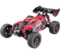 Buggy électrique Reely Major rouge brushed 1:14 Auto RC 4 roues motrices (4WD) prêt à fonctionner (RtR) 2,4 GHz avec accu et chargeur