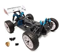 BUGGY EXB-16 HIMOTO 4WD 1/16 Rolling Chassis | Cadre Complet Sans Électronique | 4 Amortisseurs Hydrauliques | Off-Road RC
