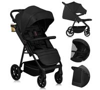 Buggy jusqu'à 22 kg de 6 mois à 4 ans Roues pivotantes à 360°