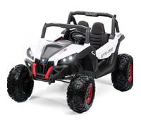 Buggy UTV RSX 24v Blanc - Voiture électrique pour enfant avec batterie 24v et télécommande