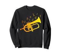 Bugle Art Génial pour Fier Joueur de Flugelhorn ou Jazz Band Sweatshirt