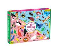Bugs & Birds 100 Piece Double-Sided Puzzle by Mudpuppy [Gift/Card] NEUF