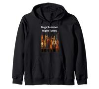 Bugs Summer Night Tunes Drôle Musical Insecte Design pour Enfants Sweat à Capuche