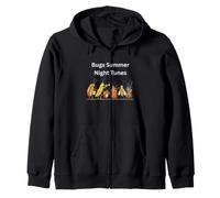 Bugs Summer Night Tunes Drôle Musical Insecte Design pour Enfants Sweat à Capuche