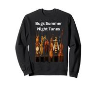 Bugs Summer Night Tunes Drôle Musical Insecte Design pour Enfants Sweatshirt