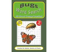 Bugs Word Search Puzzle Book: Have fun learning all about the Bugs, Insects, Butterflies and more in this easy-to-read edition | 6x9 inches, 110 pages | gift for Vacations, Holidays and Spare Times