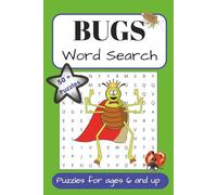 Bugs Word Search Puzzle Book: Word searches with easy to read print about bugs, insects, creepy crawlers | 6X9 inches, 110 pages, 50+ puzzles | Great ... anytime you need fun and easy entertainment