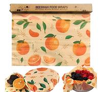 Bugucat Emballage Cire d'abeille,Bio DIY 33x100CM Bee Wraps,Zéro Déchet Beeswax Wraps,Emballages Alimentaires Réutilisables écologiques,pour Le Fromage à Sandwich Fruits Et Légumes à Conserver Frais