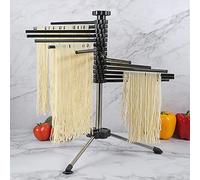 Bugucat Séchoir à Pâtes Pour Pâtes Jusqu'à 2 Kg, 14 Échelons Extensibles, Tige de Transport Intégrée, Pliable - Séchoir à Spaghetti,Séchoir à Pâtes
