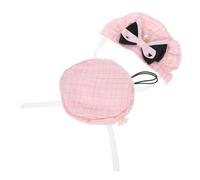 BUGUUYO 1 Ensemble Béret Français et Foulard Bandana Accessoires Festifs pour Animaux de Compagnie pour Noël et