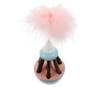 BUGUUYO 1 Pc Chat Taquin Chat Interactif Jouets en Peluche pour Chat Chaton Jouant Teaser Drôle De Chat Jouets Interactifs pour Chat Gobelet Blue Acier Inoxydable