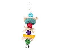 BUGUUYO 1 Pièce à mâcher Perroquet Animal de Compagnie Jouets pour Hamsters Chien de Perroquet nid hamac à mâcher drôle d'oiseau pour Animaux de Compagnie en Bois