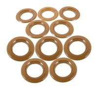 BUGUUYO 10 Pièces Anneau Anti- du nid d'oiseau Garde des prédateurs Ronds pour Les nichoirs Renforcement du Trou de l'oiseau Bird Nest Predator Preveder Plastique Kaki