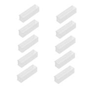 BUGUUYO 10 Pièces Cuvettes Verre Transparent pour Spectrophotomètre Verre de Laboratoire Réutilisable pour Analyse Quantitative et Recherche Scientifique