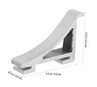 BUGUUYO 10 pièces Kit de Clips Aluminium pour Étagère de Réfrigérateur Support Robuste pour Clayette Frigo et Congélateur Accessoires et Sûrs