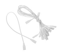 BUGUUYO 10 Pièces Lamp Connecting Wire Power Cord Replacement For LED Lights Safe Reliable Flat Plug Extension Cable For Under Cabinet And Hanging Lanterns