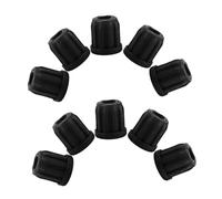 BUGUUYO 10 pièces Manchons Plastique pour Tige de Roulette Petite Inserts de Douille Pivotante pour Roulettes de Chaise de Bureau Lot de Robustes et Durables pour Meubles