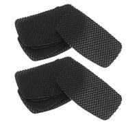 BUGUUYO 10 Pièces Patch de Réparation, Talonnette Noire en Polyester | Auto-adhésif, pour Sneakers et Chaussures de Course, Usage Quotidien, Protection Intérieure L’usure