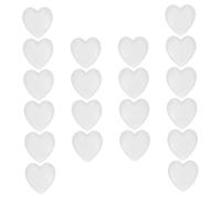 BUGUUYO 10 pièces Silicone Slip Glasses Ear Grips Heart Shape Soft Comfortable For Adults And Children Transparent