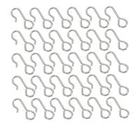 BUGUUYO 100 pièces Crochets de Siège Auto Nickelé pour Housses de Siège Accessoires Pratiques pour Véhicules Fixation Facile et Durable