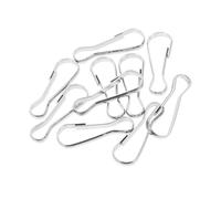 BUGUUYO 10pièces Crochets Acier Inoxydable pour Hamac De Petit Animal Clips De Fixation Polyvalents pour Jouets Et Mangeoires De Perroquets Installation Facile Et