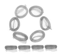 BUGUUYO 10pièces Filtre à Peluches Pour Machine à Laver De Acier Inoxydable Piège à Cheveux Et Débris Pour Vidange Purification De Eau De Lavage Installation Facile Et