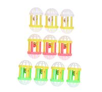 BUGUUYO 10pièces Jouets Interactifs pour Chat Jouets à Cloche Résistants pour Chats Stimulez Intelligence Jeu