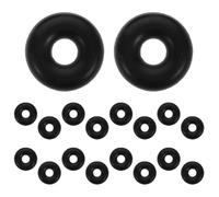 BUGUUYO 18 Pcs Lot de Butées Caoutchouc Élastique pour Câble de Gym Anneaux de Limitation Silencieux pour Poulie Accessoires de Remplacement pour Machine de Musculation à Câble à Domicile