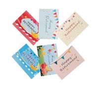 BUGUUYO 1ensemble Cartes De Félicitations pour Retraite avec Enveloppes Papier Accessoires pour Fête De Célébration De Départ Retraite