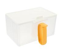 BUGUUYO 1ensemble Distributeur De Coton Étanche avec Compartiments Organisateur De Et Éponges De Maquillage pour Salle De Bain Et Coiffeuse