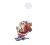 BUGUUYO 1Pc Noël Sucker Lumières Lampe Décorations Tasse Intérieur Fenêtre Décoration De Noël Lumières LED Eve Décor Lumières Cour Vitrine Clignotant Lumières Décoratives De Noël en