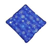 BUGUUYO 1pièce Coussin Glacé Été Motif Flocon Pour Siège De Voiture Tapis Refroidissant Confortable Et Élégant