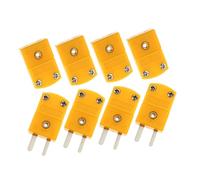 BUGUUYO 2 paires Connecteurs Thermocouple Type K Haute Résistance Thermique Adaptateurs Femelle Pour Câble Électrique Industriel et Laboratoire