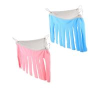 BUGUUYO 2 Pièces Animal avec Doux pour Cochons Hamsters Autres Petits Animaux Décoration de Cage avec Coins Triangulaires Facile