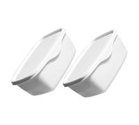 BUGUUYO 2 pièces Boîte Lingettes Humides Hermétique PP avec Couvercle Distributeur Étanche et Résistant pour Cuisine Salle de Bain et Bureau Rangement Pratique
