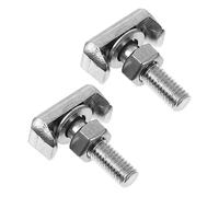 BUGUUYO 2 pièces Bolt et Écrou Acier Inoxydable pour Borne de Batterie Auto Connecteur Fixation et Facile à Installer Compatible Remplacement Dorigine