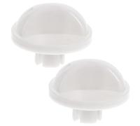 BUGUUYO 2 pièces Bouton Minuterie Ventilateur Blanc Levier Commande Vitesse Accessoire Détachée pour Ventilateur Électrique Arrêt Automatique Programmable Usage Domestique et Bureau