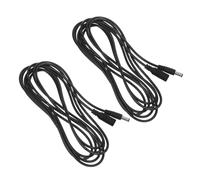 BUGUUYO 2 pièces Câble Dextension Dalimentation Dc Mètres Mâle vers Femelle Rallonge Résistante pour et LED Compatible Usage Intérieur et Extérieur