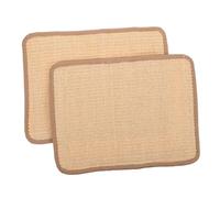 BUGUUYO 2 Pièces Carte De Gratter De Chat Cat Scratch Board Kratzmatte Für Katzen Coussinet De Chat Khaki