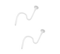 BUGUUYO 2 Pièces Châssis portail lave linge lasso de porte de rondelle magnétique supports d'ouverture de porte de laveuse machine à laver Lasso de porte en silicone Gel de silice blanche
