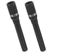 BUGUUYO 2 Pièces Extension de Queue de Billard Plastique Robuste Rallonge pour Queue de Snooker et Pool Améliore la Précision Prise Main