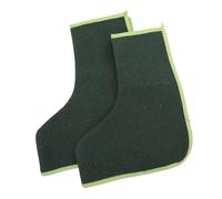 BUGUUYO 2 Pièces Lot de 2 Guêtres de Soudage en Toile Épaisse Kaki Militaire 35 X 29 CM, Protège-Jambes Réutilisables pour Chaussures de Sécurité Hommes, Résistance Élevée à L’Abrasion,