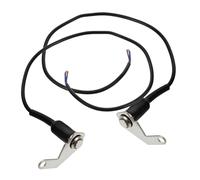BUGUUYO 2 Pièces Motorcycle Handlebar Switch Stainless Steel Light Turn Signal Button Replacement For Various Models